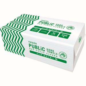 ネピア ネピア 79719 パブリックハンドタオル ハードエコノミーM 200枚 25パック入り メーカー直送 代引 北海道沖縄離島不可