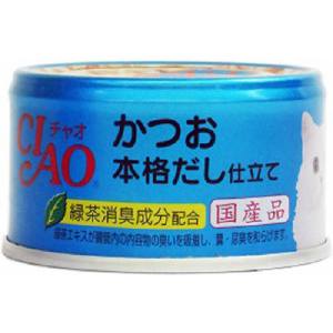 いなばペットフード いなば チャオ ホワイティ かつお 本格だし仕立て 85g A-89 CIAO