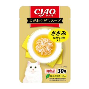 いなばペットフード いなばペットフード CIAO こだわりだしスープ ささみ ほたて貝柱入り 30g