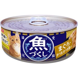 いなばペットフード いなばペットフード 魚づくし まぐろ かつお かつお節入り 60g
