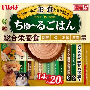 いなばペットフード いなば ちゅ～る ごはん とりささみ 軟骨 フィルター 14g×20本 323500