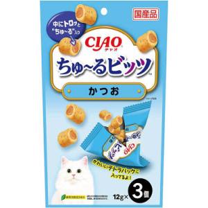 いなばペットフード いなば チャオ ちゅ～る ビッツ かつお 12g×3袋 猫 おやつ CIAO