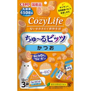 いなばペットフード いなば チャオ CozyLife ちゅ～る ビッツ かつお 12g×3袋 322170