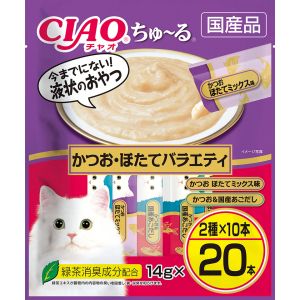 いなばペットフード いなば チャオ ちゅ～る かつお ほたて フィルター 14g×20本 322050 CIAO