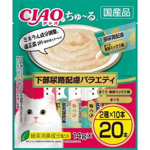 いなばペットフード いなば チャオ ちゅ～る 下部尿路配慮 フィルター 14g×20本 322000 CIAO