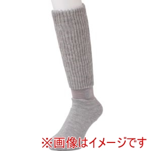 岡本 okamoto 岡本 672-991E-26-60 4901210730618 靴下サプリMENまるでこたつソックス25-27CM グレー