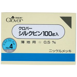 クロバー Clover クロバー シルクピン 100g入No.4 約1900本入 22-614