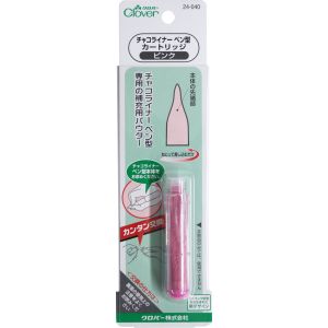 クロバー Clover クロバー チャコライナー ペン型 カートリッジピンク 24-040