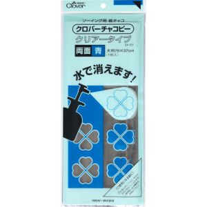 クロバー Clover クロバー チャコピー 両面 クリアータイプ青 24-131