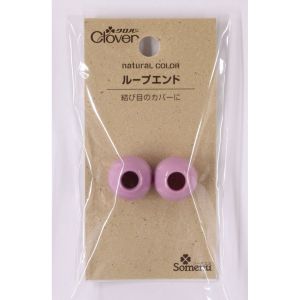 クロバー Clover クロバー ナチュラルカラー ループエンド 2個入り ピンククローバー 26-232