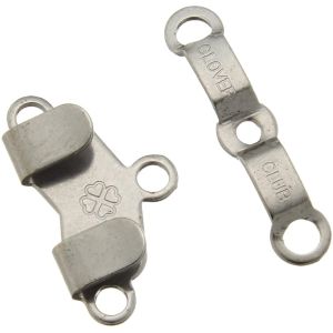 クロバー Clover クロバー ダブル前かん 2組入り 黒 26-526