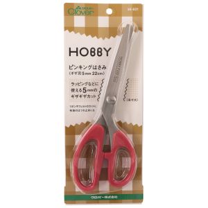 クロバー Clover クロバー ホビーピンキング はさみ ギザ刃 5mm 22cm 36-631