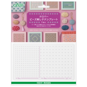 クロバー Clover クロバー ビーズ刺し子テンプレート 57-784 