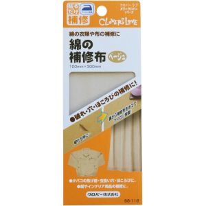 クロバー Clover クロバー 綿の補修布 ベージュ 68-116