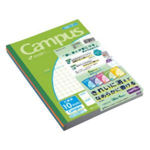 コクヨ KOKUYO コクヨ キャンパスノート 10mm方眼 5色パック ノ-30S10NX5