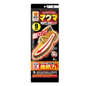 小林製薬 小林製薬 桐灰カイロ マグマ くつ用敷く 超ロング 3足