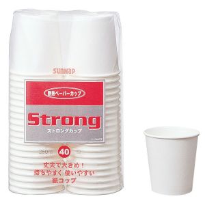 サンナップ SUNNAP サンナップ ストロングカップ 250ml 40個入 C2540ST