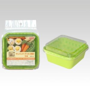 サンナップ SUNNAP サンナップ サンパック デリカ 深型 3組入 SPD-K