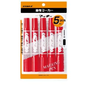 ゼブラ ZEBRA ゼブラ ハイマッキー 赤 5本パック P-MO-150-MC-R5