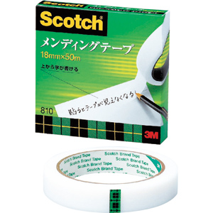 スリーエム 3M スリーエム 3M 810-3-18 メンディングテープ 18mm×50m 巻芯径76mm