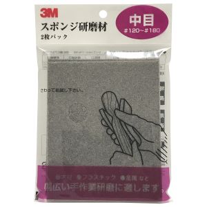 スリーエム 3M スリーエム 3M SPONGE M 3Mスポンジ研磨材 中目