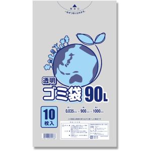 ヘイコー HEIKO ヘイコー 006604830 ゴミ袋 LD 透明 035 90L 10枚入り