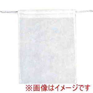 シモジマ HEIKO シモジマ 8739890 不織布バッグ 巾着タイプ 薄口シロ K25-33 10枚入り