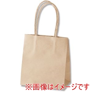 シモジマ HEIKO シモジマ 3138010 手提げ紙袋 スムースバッグ 未晒無地 15-08 25枚入り