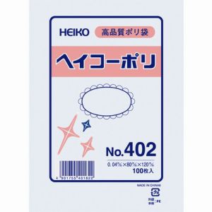 ヘイコー HEIKO HEIKO ポリ規格袋 ヘイコーポリ 402 紐なし 006617200