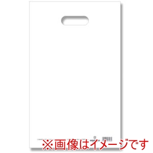 シモジマ HEIKO シモジマ 6640041 手抜きポリ袋 LDカラーポリ ホワイト 表記入り 25-40 A4用 50枚入り