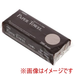 シモジマ HEIKO シモジマ 4722006 クラフトペーパータオル シングル 小判 200枚入り