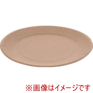 シモジマ HEIKO シモジマ 4501018 紙皿 クラフトペーパープレート 18cm 30枚入り