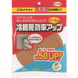 セメダイン セメダイン TP-524 高断熱すきま用テープ ナチュラル 15mmX2m