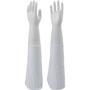 ショーワグローブ SHOWA ショーワグローブ 240 腕カバー付薄手 Lサイズ ホワイト 作業手袋 No.240-LW