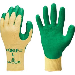 ショーワグローブ SHOWA ショーワグローブ 310 M グリップ ソフトタイプ Mサイズ 緑 天然ゴム 背抜き手袋