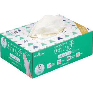ショーワグローブ ショーワグローブ NHKTTNBR-50PM ニトリルゴム使い捨て手袋 ナイスハンド きれいな手 つかいきりグローブ ニトリルゴム 50枚入 Mサイズ
