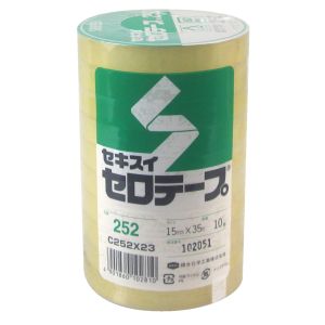 積水化学工業 セキスイ セキスイ C252X23 セロテープ 252 10P 15mm×35m