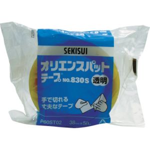 積水化学工業 セキスイ セキスイ P60ST02 オリエンスパットテープ830S 38×50M 透明
