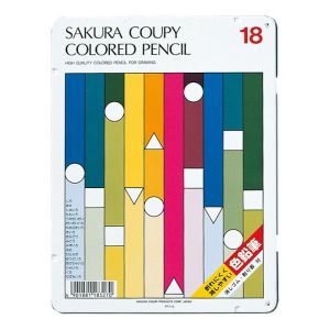 サクラクレパス SAKURA サクラクレパス PFY18 クーピー色鉛筆18色 スタンダード 