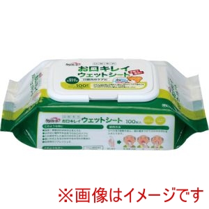 玉川衛材 玉川衛材 502690 ケアハート口腔専科 お口キレイウェットシートN 100枚入