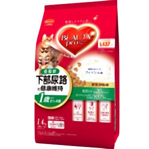 日本ペットフード ビューティープロ キャット 猫下部尿路の健康維持 低脂肪 1歳から 1.4kg 日本ペットフード