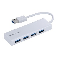 ナカバヤシ Nakabayashi ナカバヤシ UH-3034W 4ポートUSB3.0ハブ ホワイト