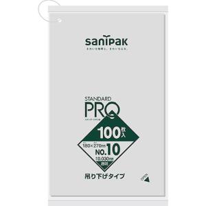 日本サニパック sanipak サニパック L10H-CL L10H スタンダード ポリ袋 吊り下げタイプ 0.03 10号
