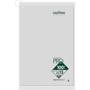 日本サニパック sanipak サニパック L15H-CL L15H 規格袋 吊り下げタイプ 0.03 15号