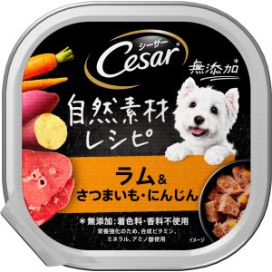 マースジャパンリミテッド マースジャパン シーザー 自然素材レシピ ラム さつまいも にんじん 85g