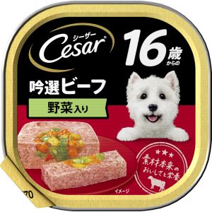マース MARS マース シーザー 16歳からの 吟選ビーフ 野菜入り 100g 267680