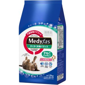 ペットライン PETLINE ペットライン メディファス 子ねこ 12か月まで チキン味 1.5kg 250g×6