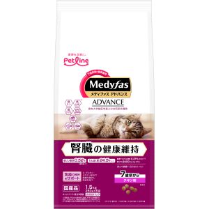 ペットライン PETLINE ペットライン メディファスアドバンス 腎臓 の健康維持 7歳頃から チキン味 1.5kg 250g×6 284990