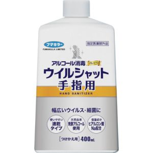フマキラー フマキラー 445633 アルコール消毒プレミアムウイルシャット手指用付替400ml