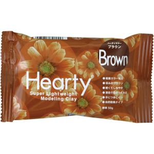 パジコ PADICO パジコ 軽量粘土 ハーティクレイ ブラウン 50g 301259 日本製 PDC1259